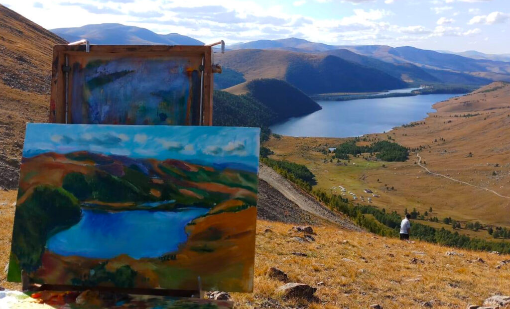 Naiman nuur plein air