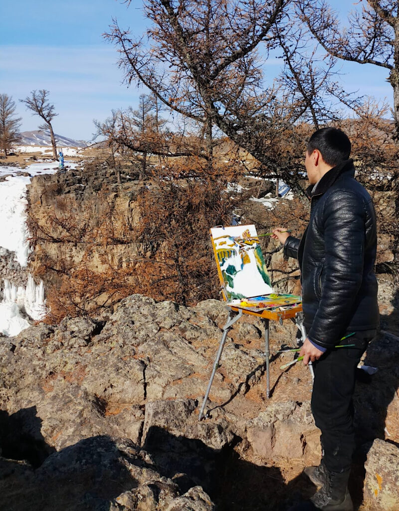Ulaantsutgalan plein air