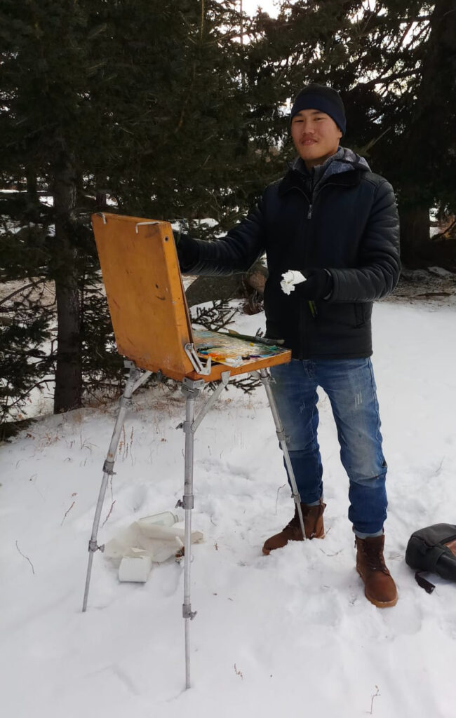 Manzushir plein air -28C