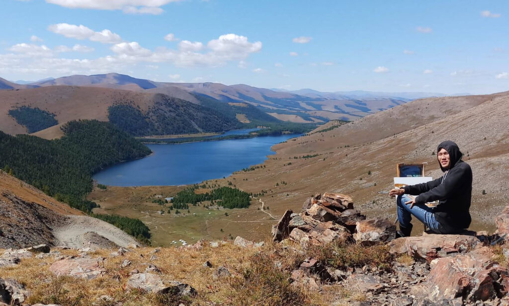 Naiman nuur plein air
